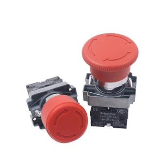 Botón de parada de emergencia Schneider ZB2-BE102C